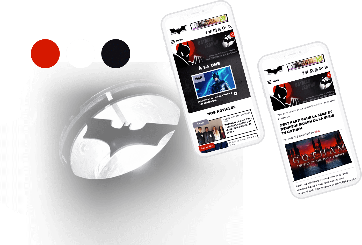 Webdesign Batman Legend