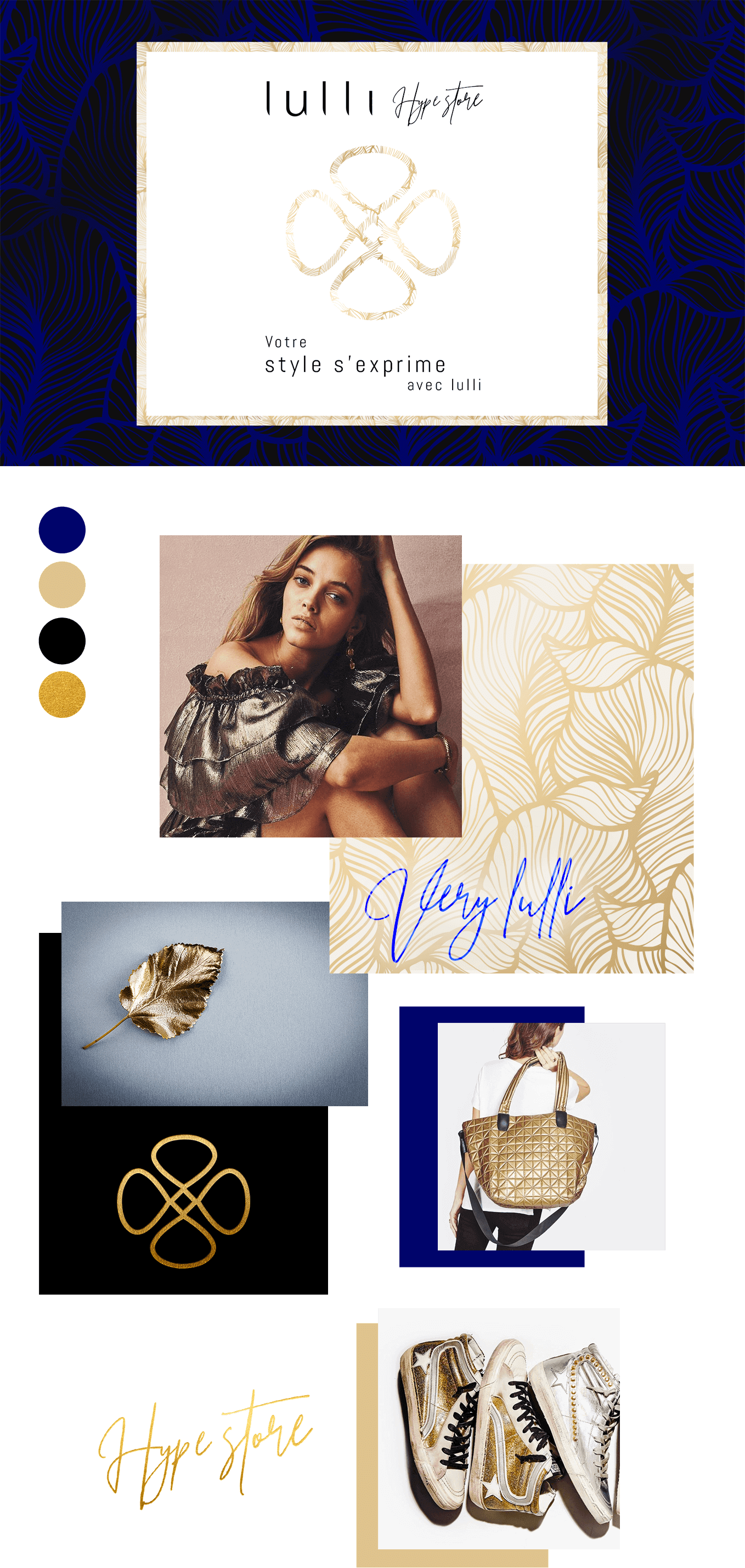 Moodboard graphique - Lulli sur la toile