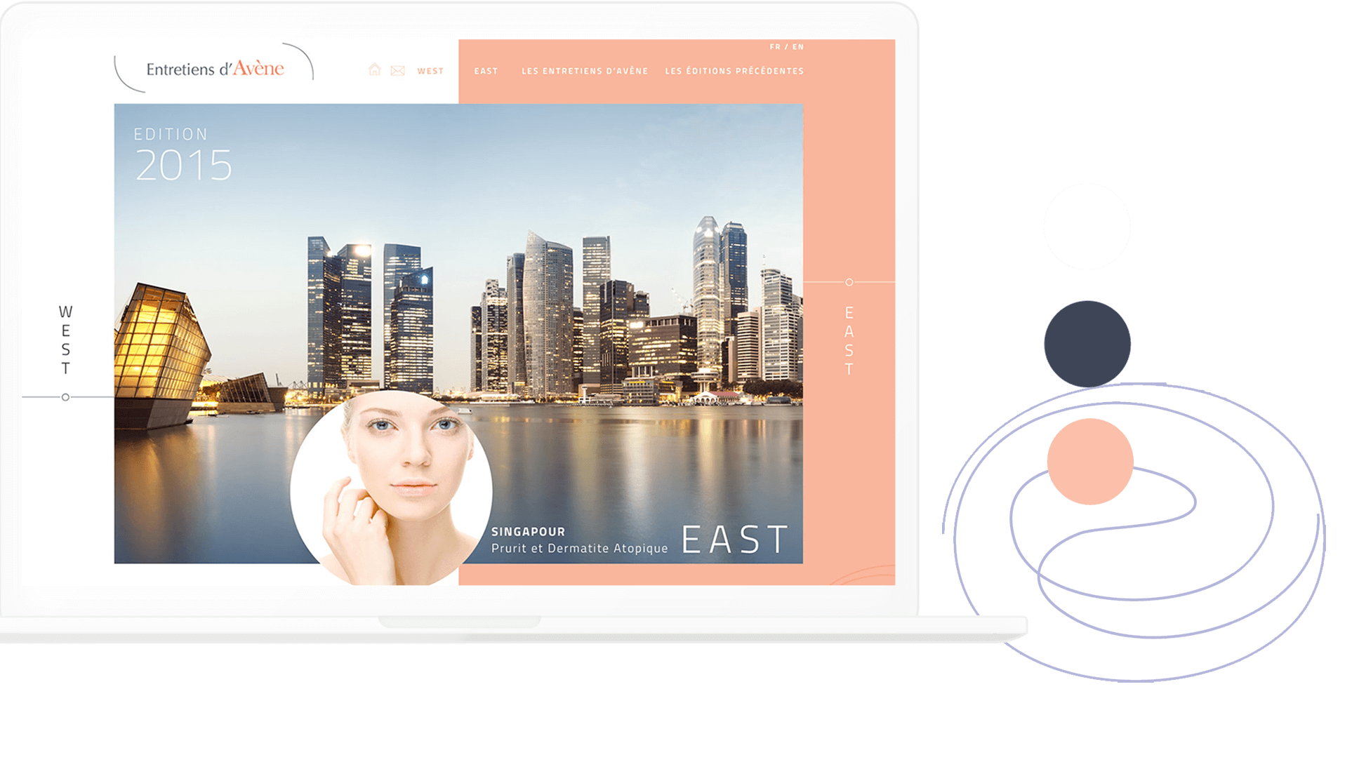 Site événementiel Avène - Tali.Studio