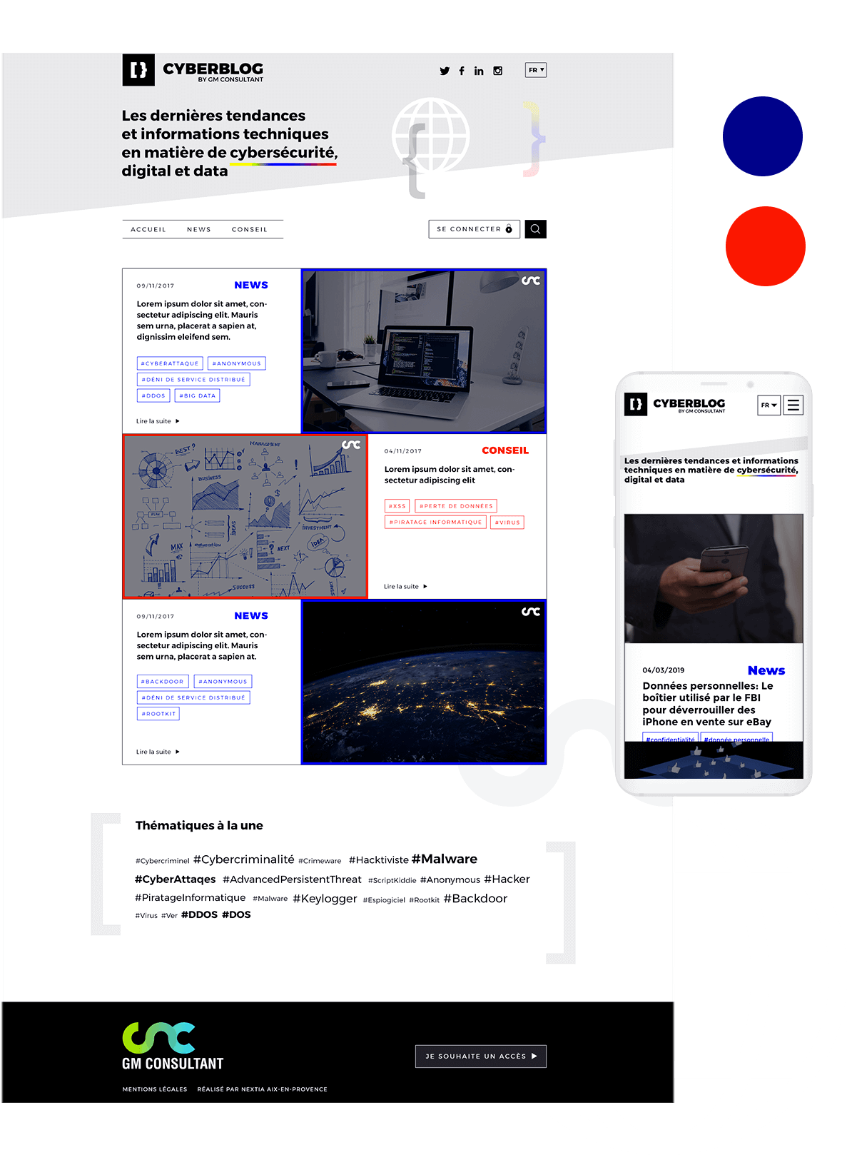 Webdesign cyberblog - Tali.Studio