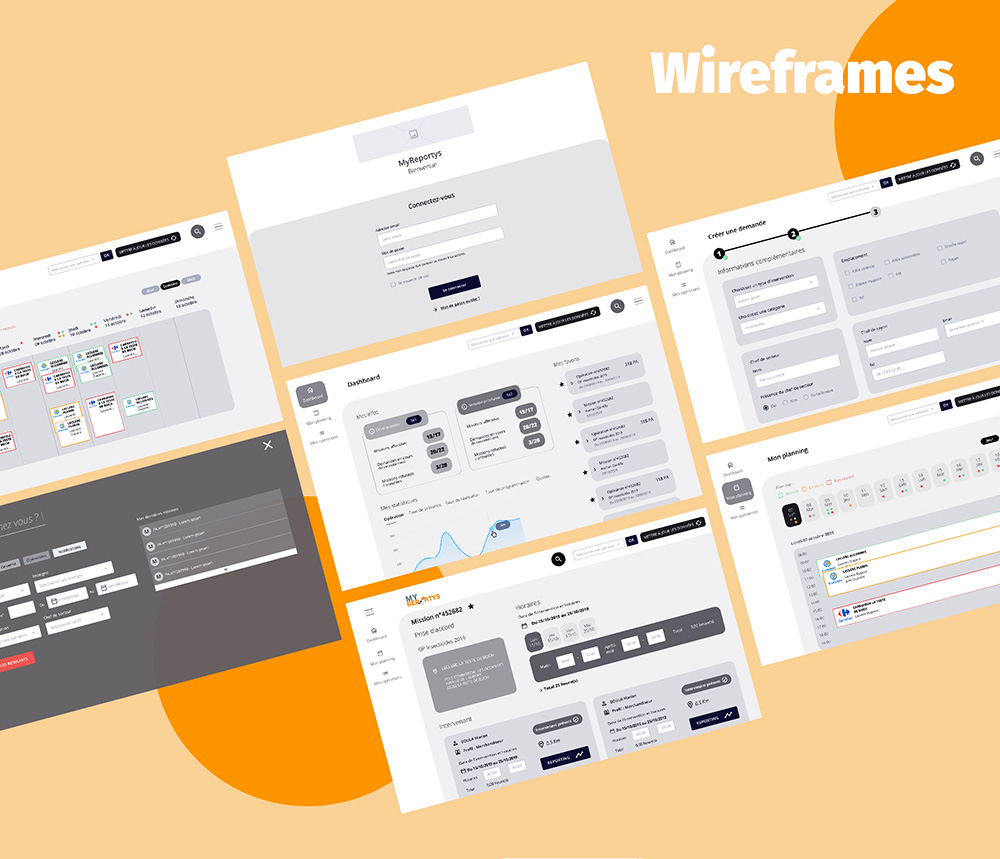 UX designer freelance Marseille création de wireframes